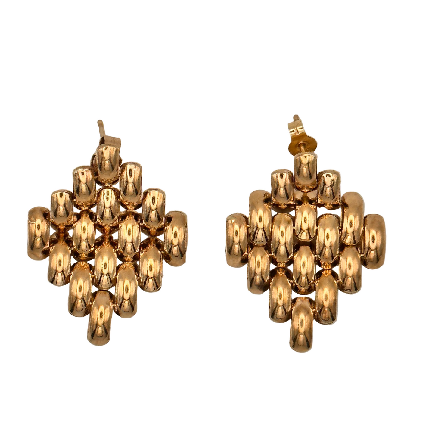 Vintage Gold Articulated Earrings